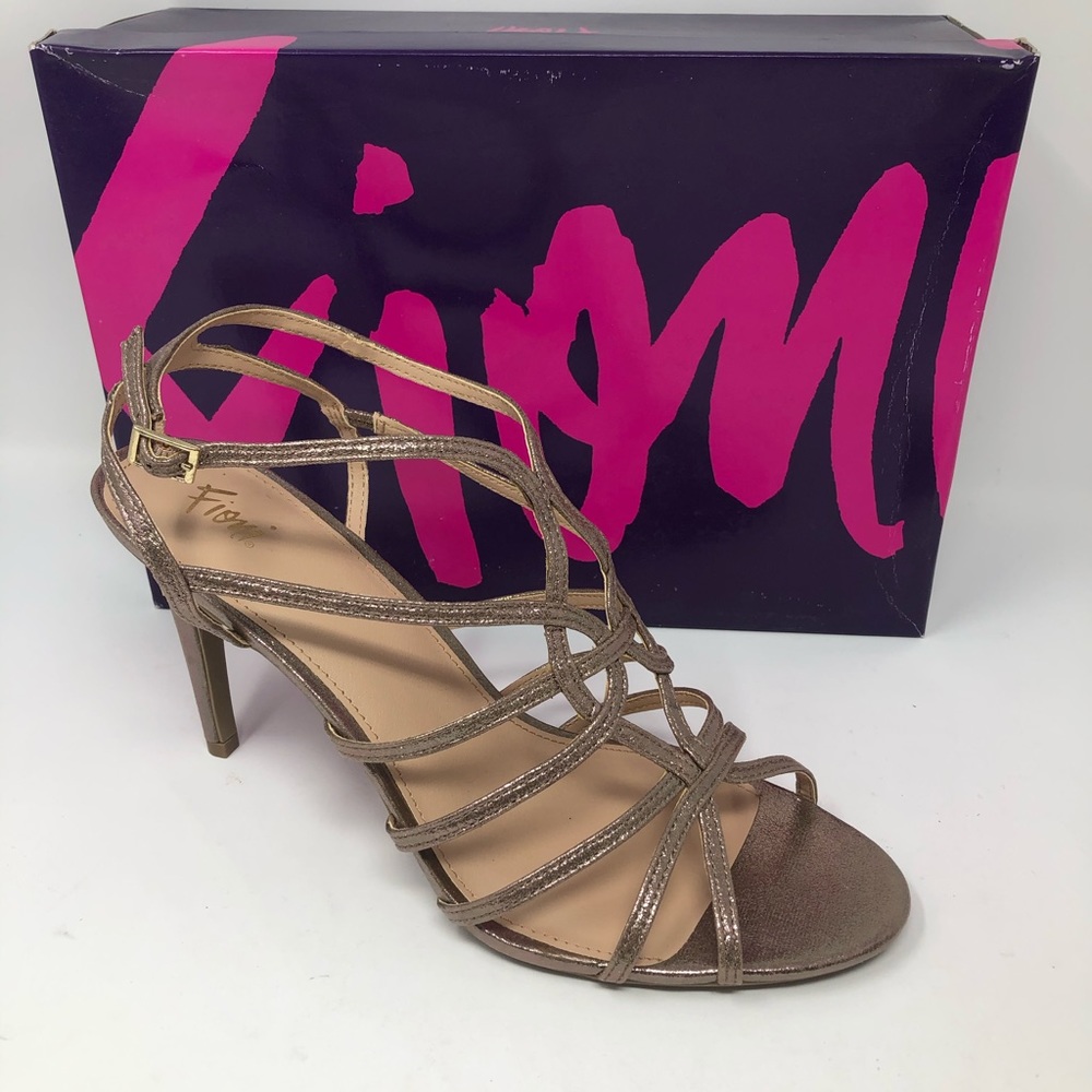 Fioni Lia strappy heel bronze size 13 heel